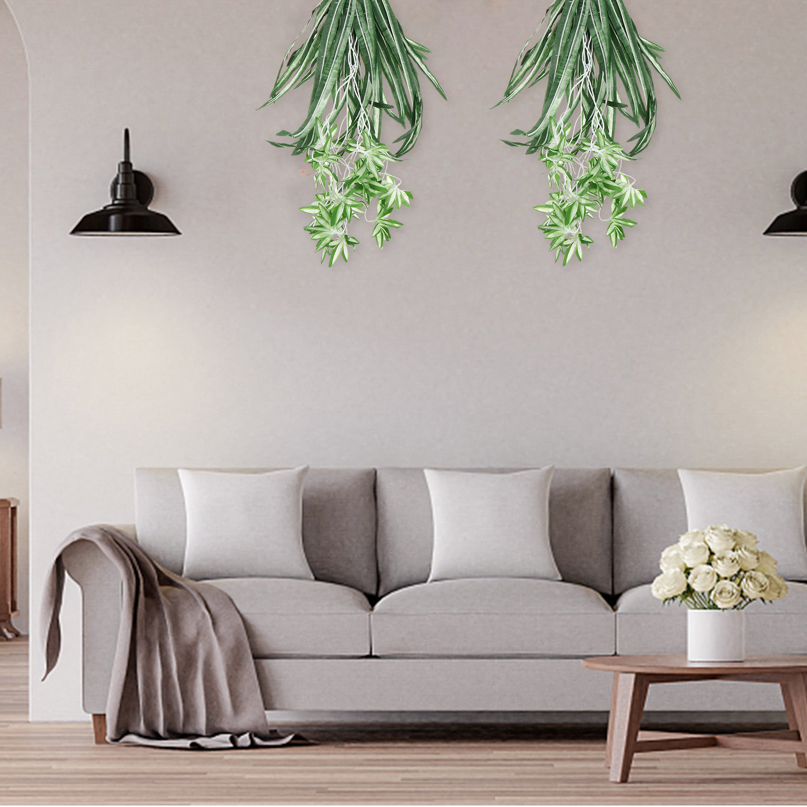 Spider Plant Hanging - 1 unidade de Planta Aranha Artificial