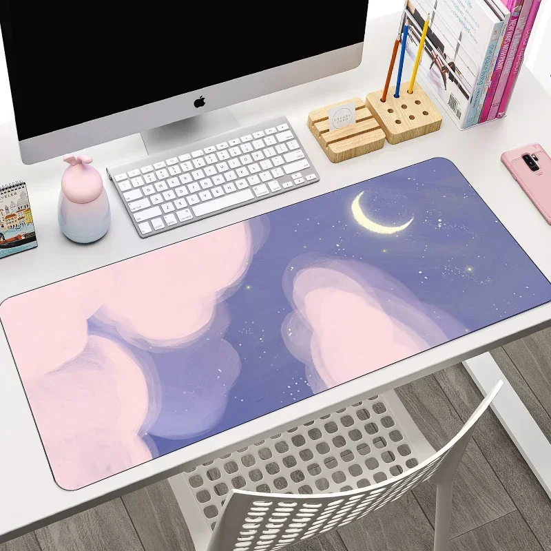 Tradescantia Purple - Mouse Pad Gamer Nuvem Roxa Fofa