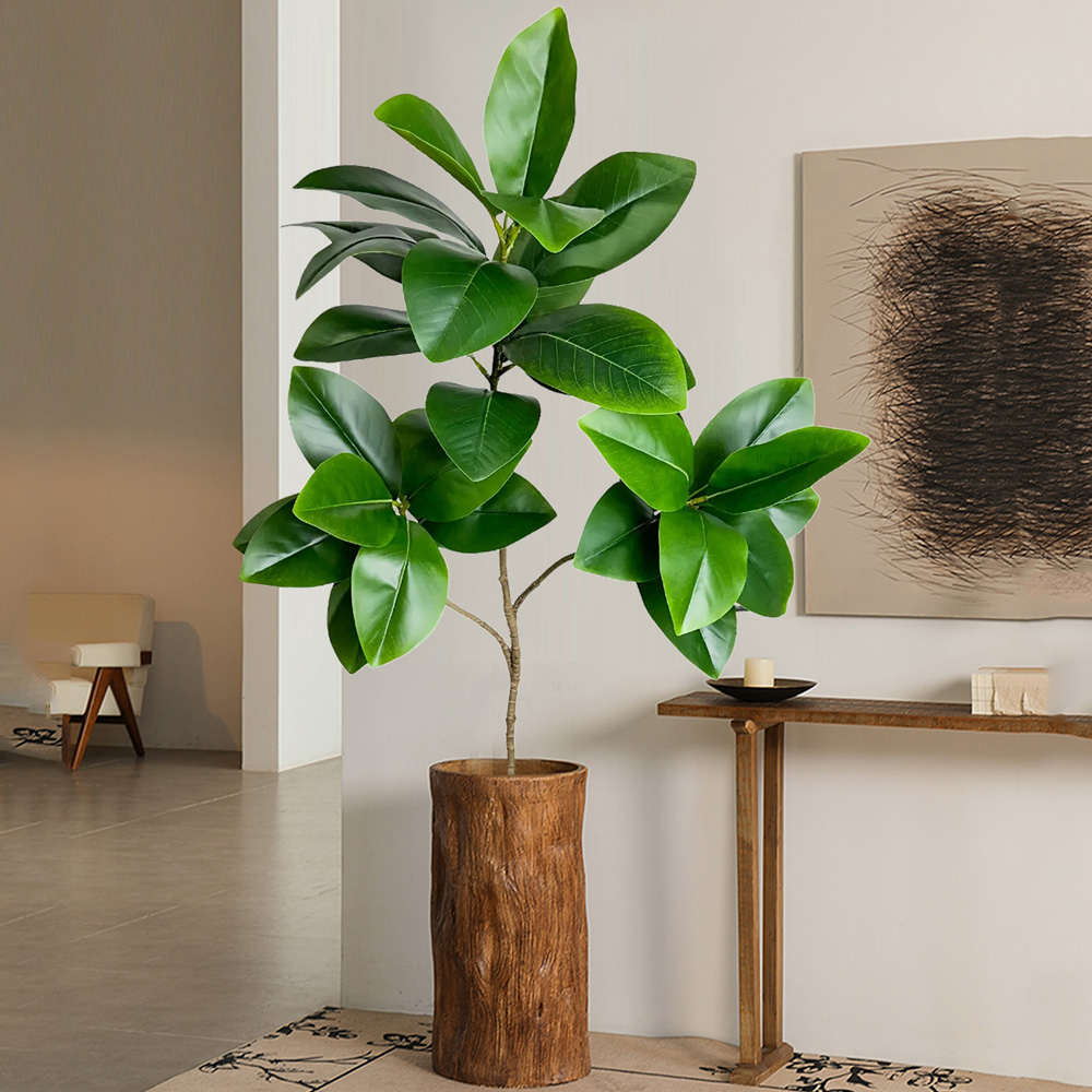 Ficus artificial grande de 74- - Ficus Lyrata Tree avaliação e preço