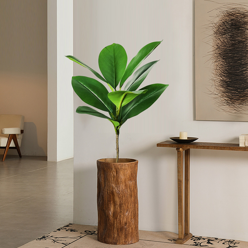 Ficus artificial grande de 74- - Ficus Lyrata Tree avaliação e preço