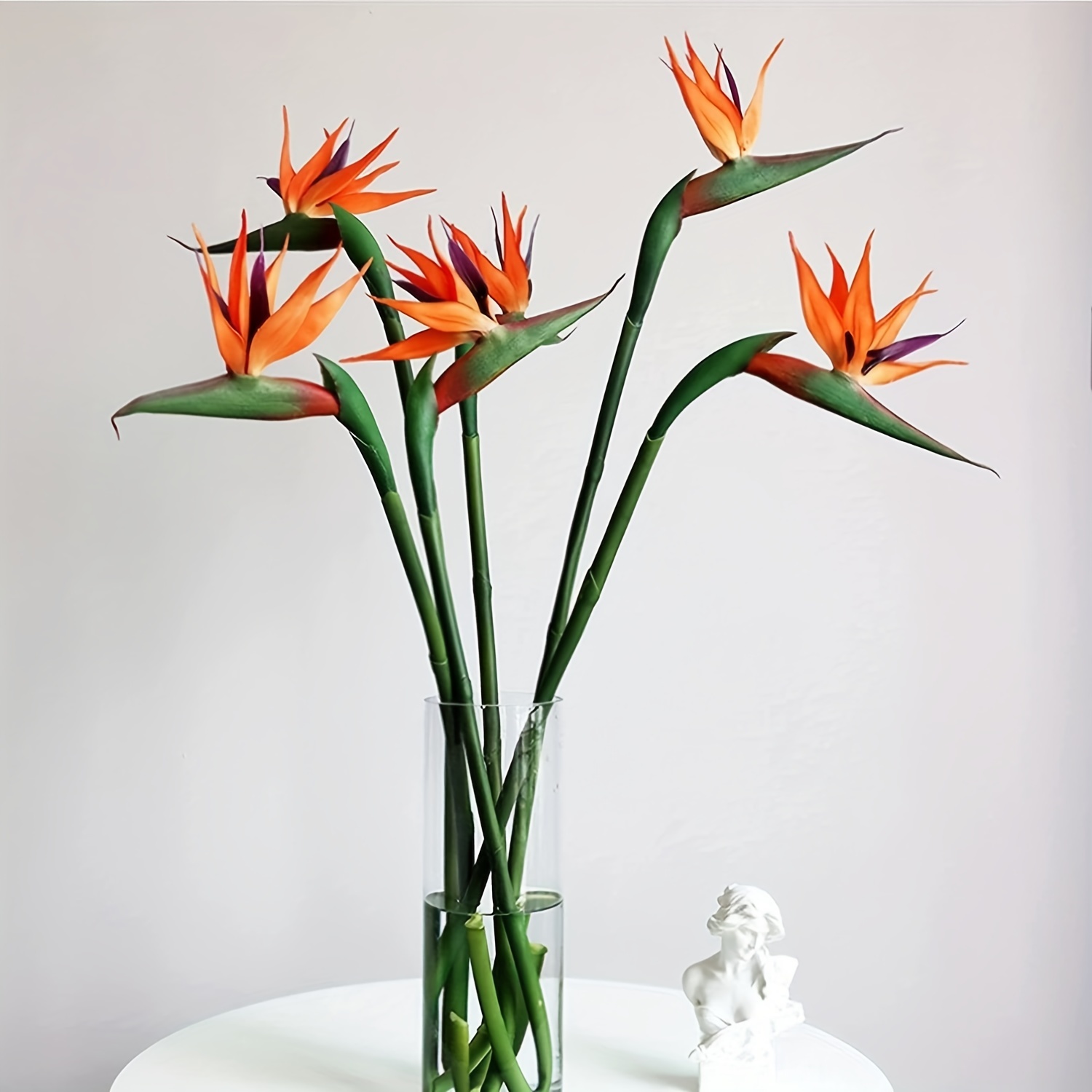 3 pçs flores artificiais do pá - Bird Paradise Strelitzia avaliação e preço