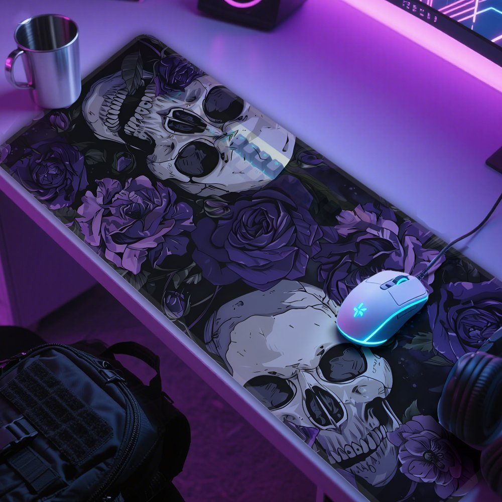 Mouse Pad com Design de Caveir - Tradescantia Purple avaliação e preço